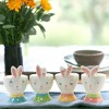 Johanna Parker 4.0 Inch Dottie Egg Cup St/4 Easter Bunny Rabbit Figurine Sets - 2 of 4