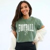 Simply Sage Market Women's Varsity Football Babe Short Sleeve Garment Dyed Tee - 2 of 4