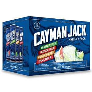 Cayman Jack Cocktails Variety Pack  - 12pk/12 fl oz Cans - 1 of 4