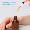 10 Pack Glass Eye Dropper 1ml Pipette Dropper for Essential Oil, Crafts, Skincare, - 4 of 4
