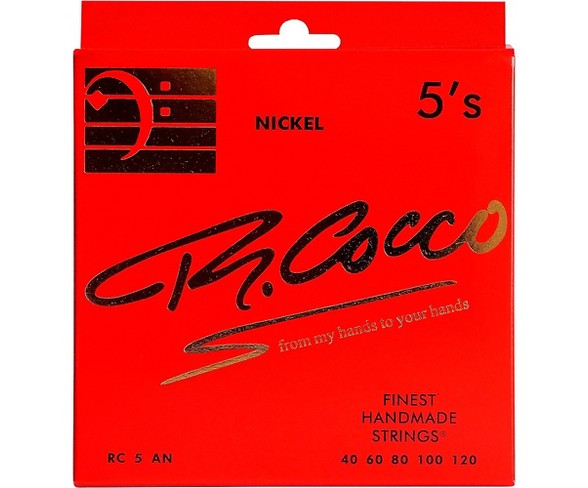 Richard Cocco RC5AN 5-String Nickel Electric Bass Guitar Strings