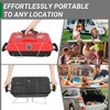 Karl Home Tabletop Portable Outdoor Charcoal Grill in Red - 3 of 4