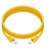 Monoprice Cat6A Ethernet Patch Cable - 7 Feet - Yellow - Network Internet Cord - RJ45, 550Mhz, STP, Pure Bare Copper Wire, 10G, 26AWG - 4 of 4
