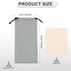 Unique Bargains Portable Drawstring Eyeglass Storage Bags 8 Pcs 7" x 3.5" - 2 of 4