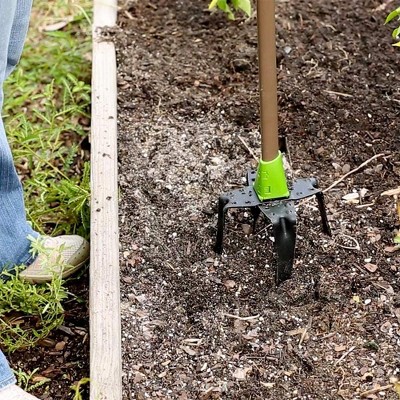 Garden Tiller with Steel Handle - AMES