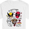 Men's - Marvel - Best Bubs Doodles Short Sleeve Graphic T-Shirt - 2 of 4