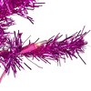 Northlight 6' Pre-Lit Pink Artificial Tinsel Christmas Tree, Clear Lights - 2 of 4