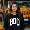 Simply Sage Market Women's Graphic Sweatshirt Boo Distressed - 2 of 4