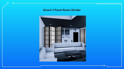 Natural Pine Wood Shoji Folding Room Divider Screen