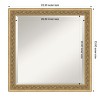 Amanti Art Carter Dark Gold Beveled Wood Framed Bathroom Vanity Wall Mirror - 3 of 4