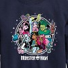 Boys' - Monster High - Toddler And Youth Crewneck Fleece Sweatshirt Graphic Long Sleeve Fleece Sweatshirt - 2 of 4