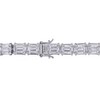 EVERLY JEWELRY | Sterling Silver 20ct TGW Cubic Zirconia Tennis Bracelet, 7.5 inch - 4 of 4