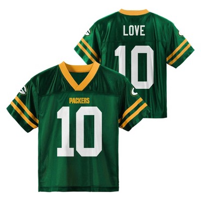 NFL Green Bay Packers Toddler Boys' Jordan Love Short Sleeve Jersey