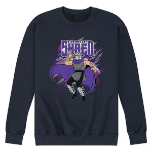 Men's - Teenage Mutant Ninja Turtles - Live And Let Shred Graphic Fleece Sweatshirt - 1 of 4