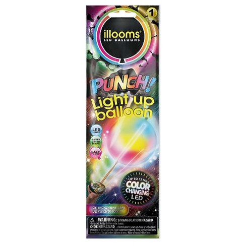 Illooms Led Light Up Color Changing Punch Balloon Target