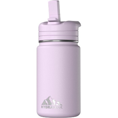 Hydrapeak Mini 14oz Kids Stainless Steel Insulated Water Bottle With Leak Proof Straw Lid