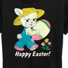 Women's - Instant Message - Vintage Happy Easter Short Sleeve Graphic T-Shirt - 2 of 4