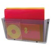 deflecto Unbreakable DocuPocket Wall File, Letter Size, 14.5" x 3" x 6.5", Smoke - 3 of 4