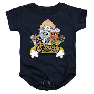 Baby Amazing World Of Gumball Elmore Junior High Infant Bodysuit - 1 of 3