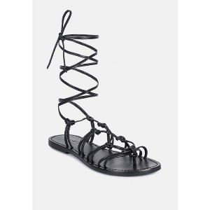 Baxea Handcrafted Tie Up String Flats - 1 of 4
