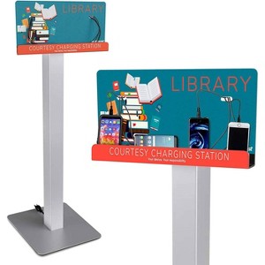 Stand Steady KwikBoost 8 Device Freestanding Charging Station - Library Graphic - 1 of 4