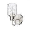 Z-Lite Kinsley 1 - Light Wall Light in  Brushed Nickel - 3 of 4