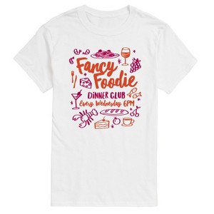 Men's - Instant Message - Fancy Foodie Short Sleeve Graphic T-Shirt - 1 of 4