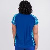 Calypsa Women's Plus Size Loose Fit Short Sleeve UPF 50+ Adele Swim Top - 2 of 3