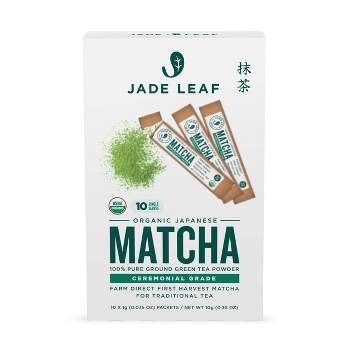 Jade Leaf Matcha Organic Green Tea Powder - Culinary Grade Premium Second  Harvest - Authentic Japanese Origin (1.06 Ounce Pouch)
