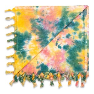Kafthan Textile Multicolor Cotton Single Bath and Beach Towel - 1 of 4