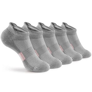 Ankle Socks for Women - 5-Pairs Cushioned & Breathable for Running & Casual Wear - 1 of 1