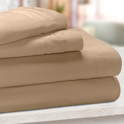 Luxury Egyptian Quality Cotton 650 Thread Count Solid Deep Pocket Sheet Set by Blue Nile Mills