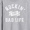 Men's - Instant Message - Rockin Dad Life Long Sleeve Graphic T-Shirt - 2 of 4