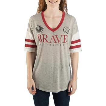 Harry Potter Quality and House Crest Womens' V-Neck T-Shirt