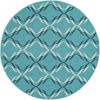 Unique Loom Outdoor Trellis Collection Area Rug - Parmaklik - 2 of 4