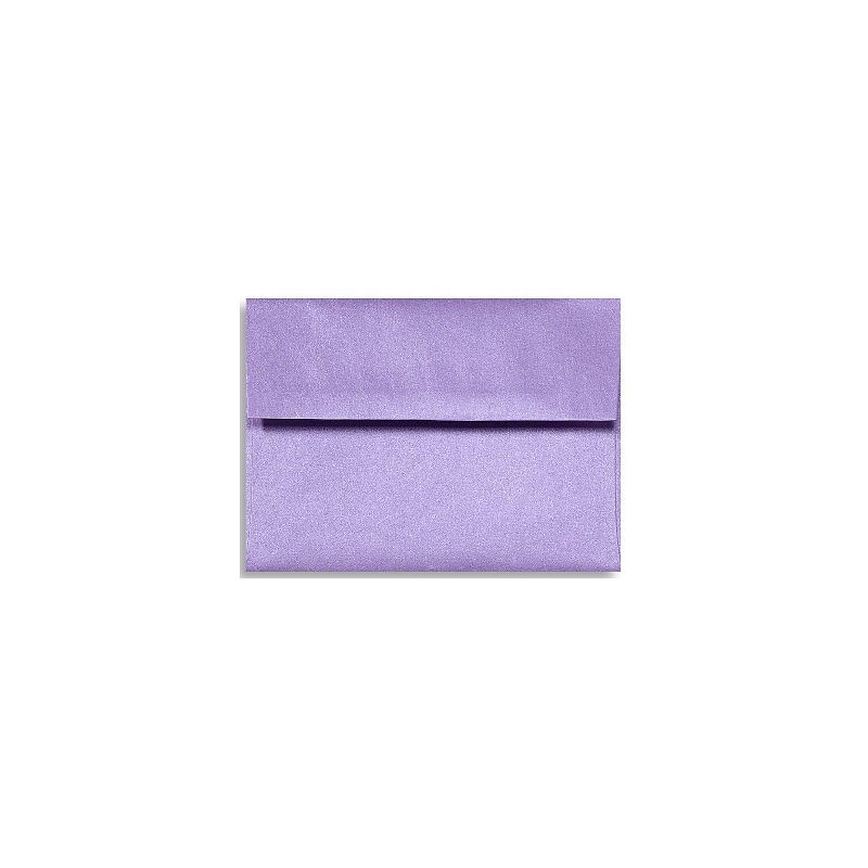LUX A1 Invitation Envelopes 3 5/8 x 5 1/8 50/Box Amethyst Metallic 5365-17-50, 1 of 2