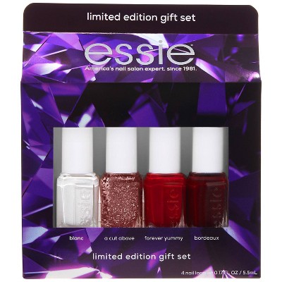 essie Limited Edition Holiday Minis Nail Polish Gift set - 4pc