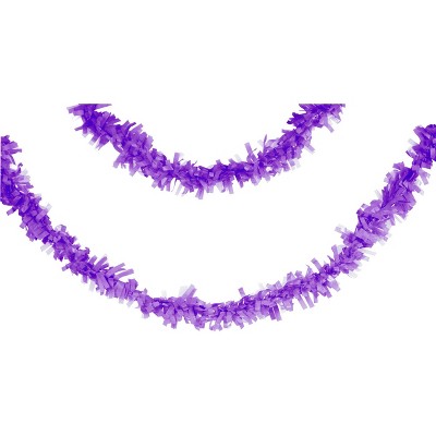 Amethyst Tissue Garland Purple