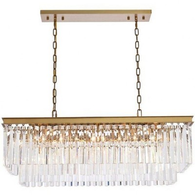 Elegant Lighting Sydney 12 - Light Chandelier in  Satin Gold