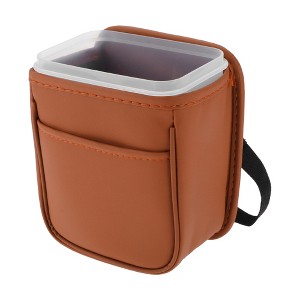 Unique Bargains Auto Trash Can Portable and Hanging Front Rear Seat Back Trash Bin 1Pc - 1 of 4
