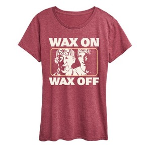 Women's - The Karate Kid - Wax On Wax Off Short Sleeve Graphic T-Shirt - 1 of 4