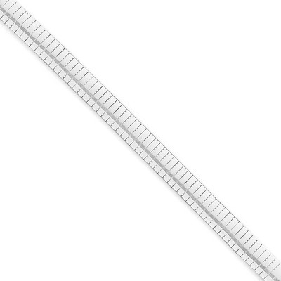 Black Bow Jewelry 10mm Sterling Silver Cubetto Chain Necklace
