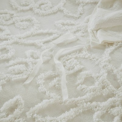 White King/Cal King Cotton Chenille Textured Sham Set