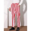 INSPIRE CHIC Men's Casual Striped Slim Fit Color Block Business Pants - 2 of 4