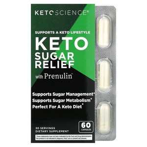Keto Science Keto Sugar Relief with Prenulin, 60 Capsules - 1 of 2