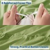 Nestl Soft Double Brushed Microfiber Duvet Cover Set with Button Closure - 4 of 4