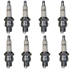 Champion 8 Pack of Genuine OEM Spark Plugs - QL86C-8PK - 1 of 3
