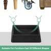 Unique Bargains Square Rubber Anti Slide Floor Protector Pads for Sofa Chair - 4 of 4