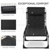 PAGED Folding Beach Chairs for Adults Tanning Chair with 5-Level Reclining Back for Porch, Camping, Patio, Yard - 2 of 4