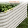 COZONY Galvanized Raised Garden Bed, Tall Metal Planter Box for Vegetables, Flowers and Herbs - 2 of 4